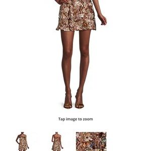 Muse by Marchesa Sequin Mini Skirt